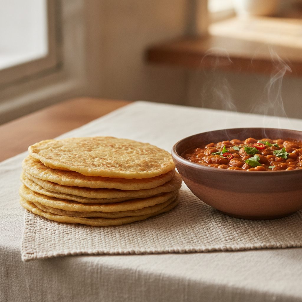 Chapati and beans