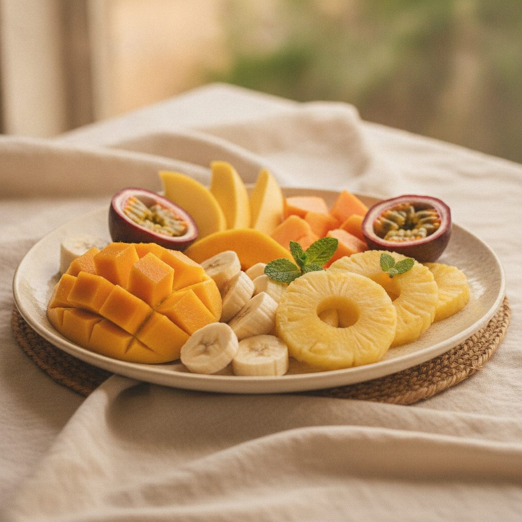 Tropical fruit bowl